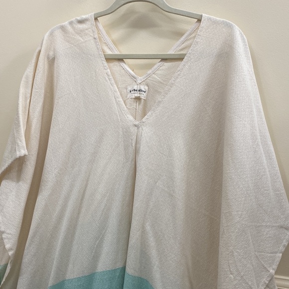 Tribe Alive OS caftan with fringe - Picture 2 of 5